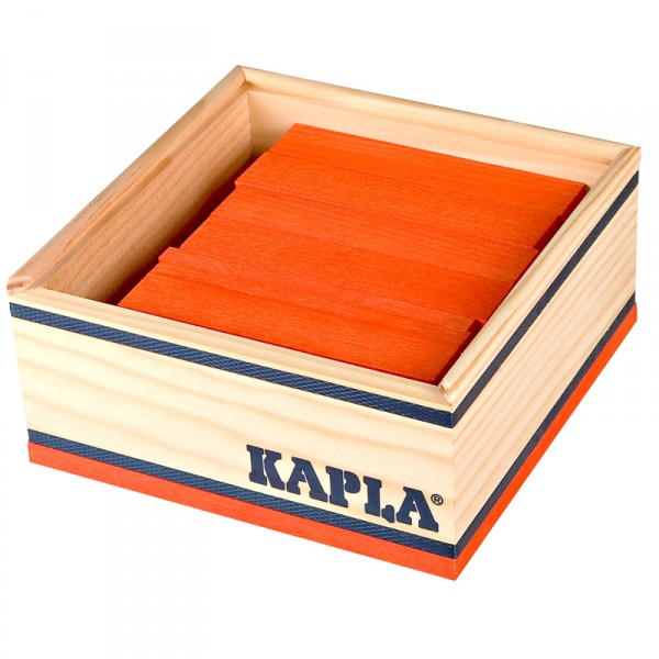 Kapla 40 planchettes - Orange - Kapla-C40O
