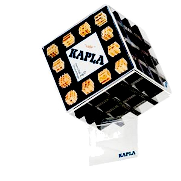 Kapla Cube 30 planchettes : Noir - Kapla-CUBNR