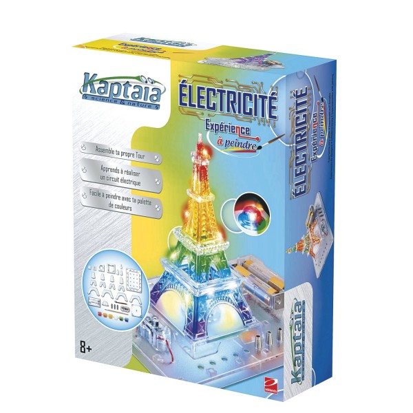Expérience à peindre Electricité : Tour Eiffel - Kaptaia-AMA37202-1