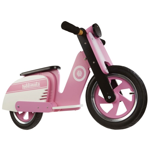 Draisienne Scooter : Pink Stripe - Kiddimoto-412