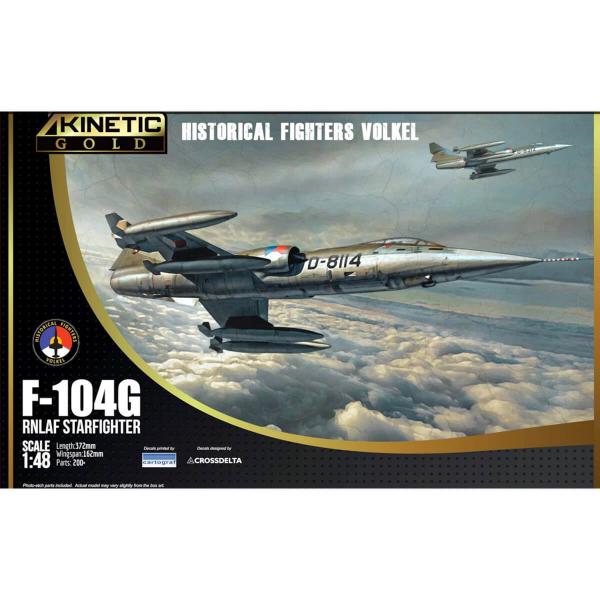 Maquette avion : F-104G RNLAF Starfighter  - Kinetic-K48090