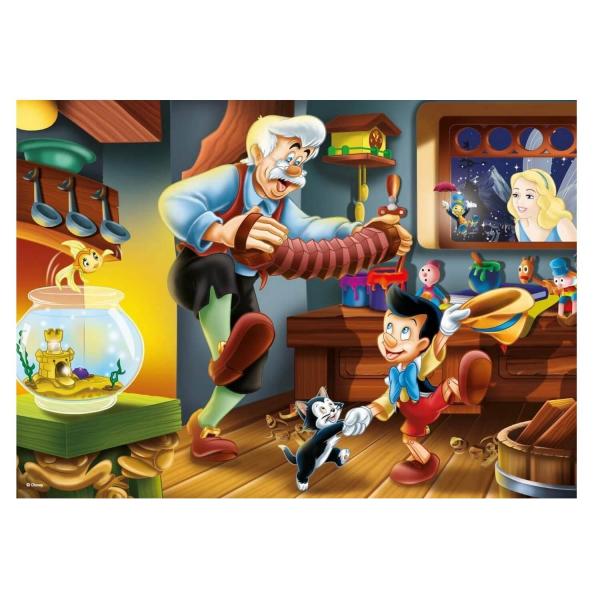 Puzzle 500 pièces : Disney - Pinocchio - King-55915