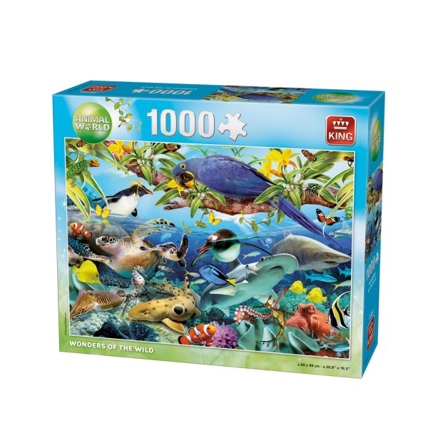 Puzzle 1000 pièces : Merveilles de la nature - King-58059