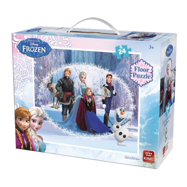 Puzzle 24 pièces XXL : La Reine des Neiges (Frozen) - King-58608