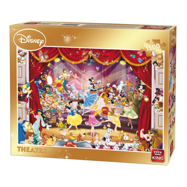 Puzzle 1500 pièces : Le Théâtre Disney - King-58618