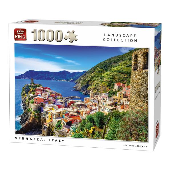 Puzzle de 1000 pièces : Vernazza, Italie - King-100234