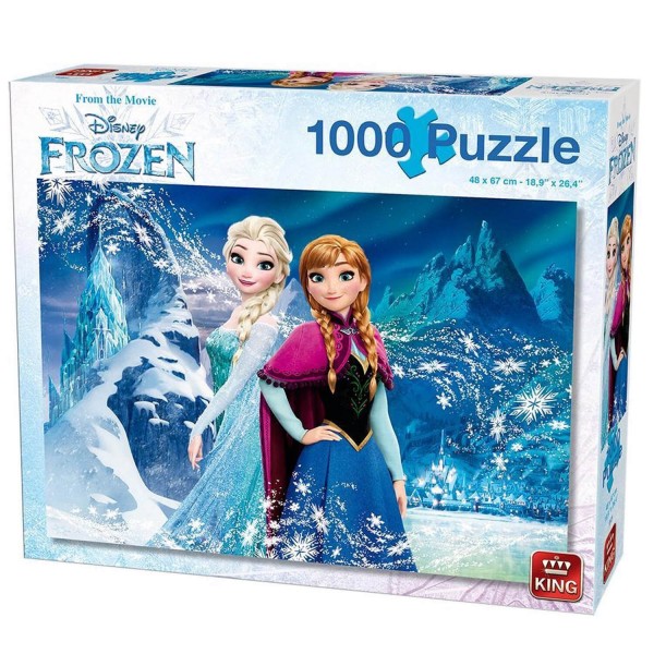 Puzzle 1000 pièces :  Disney Frozen : La Reine des Neiges - King-55919