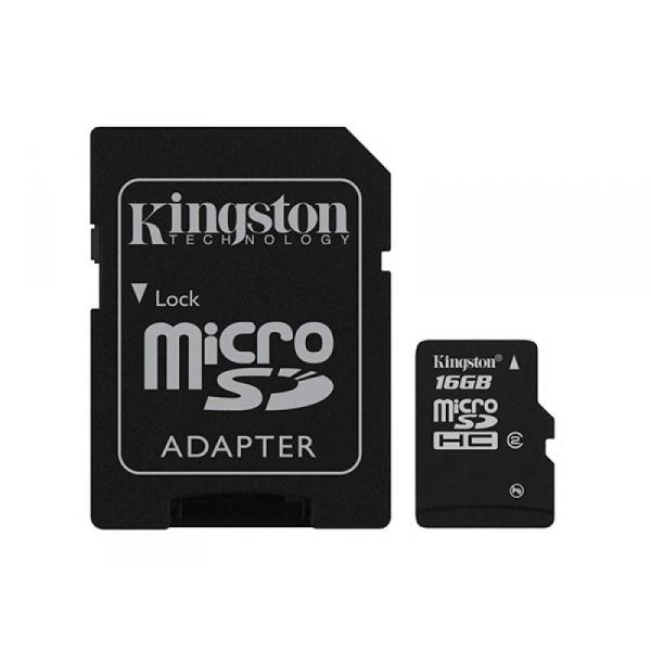 MicroSDHC 16GB Kingston CL4 - MKT-2388