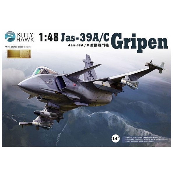 Maquette avion : JAS 39 Gripen - KittyHawk-KHM80117