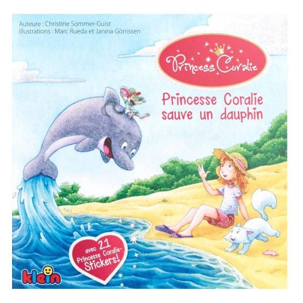 Livre Princesse Coralie sauve un dauphin - Klein-1972