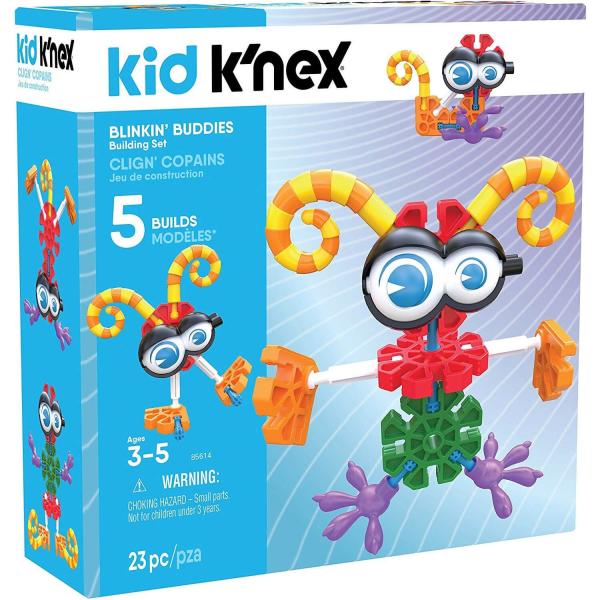 Jeu de construction Kid Knex : Clign' copains : 5 modèles - Knex-41220