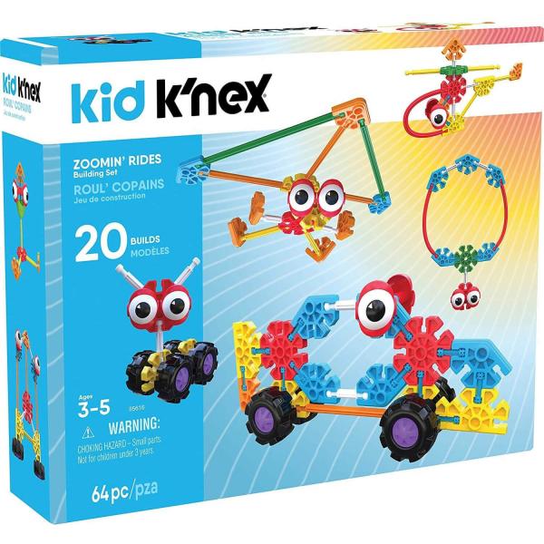 Jeu de construction Kid Knex : Roul'copains : 20 modèles - Knex-41223