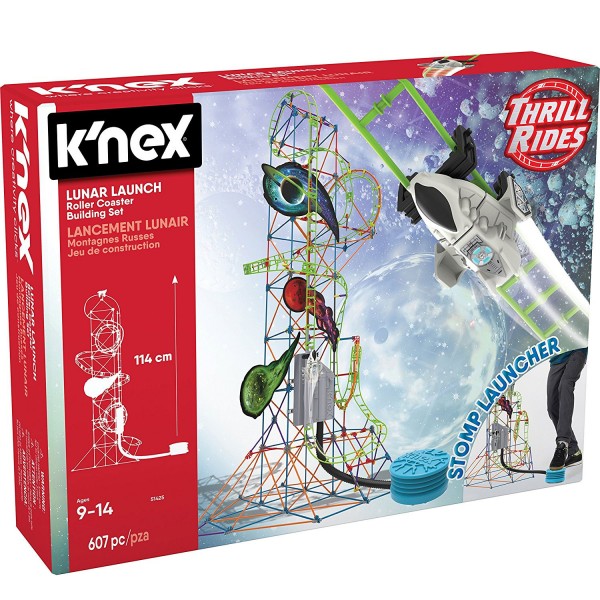 Jeu de construction K'nex : Thrill Rides : Montagne russe lancement lunaire - Knex-51425