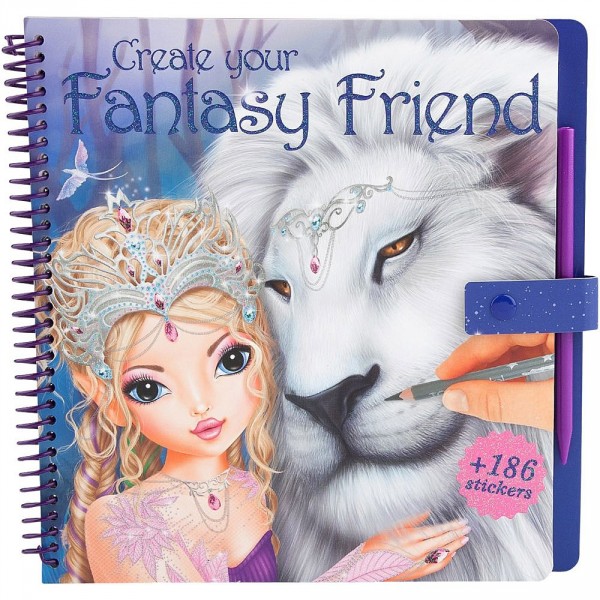 Album de coloriage Top Model : Create your Fantisy Friends - Kontiki-48061