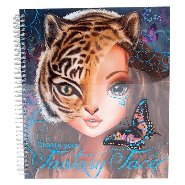 Album de coloriage Top Model : Create your Fantasy Face - Kontiki-48050