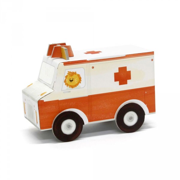 Jouet à plier : Fold my car! : Ambulance - Krooom-455