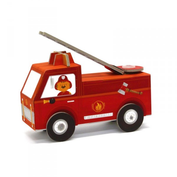 Jouet à plier : Fold my car! : Camion de pompiers - Krooom-454
