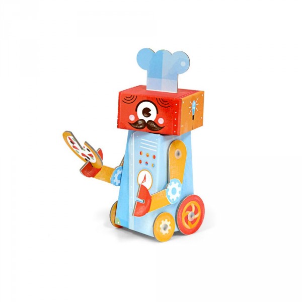 Jouet à plier : Fold my robot! : Robot cuisinier - Krooom-462