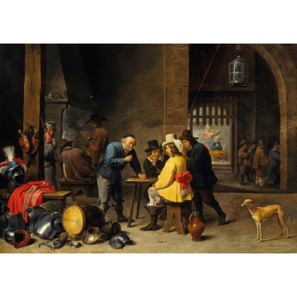 Puzzle 2000 pièces : Salle de Garde avec la Délivrance de Saint Pierre, David Teniers - KsGames-22518