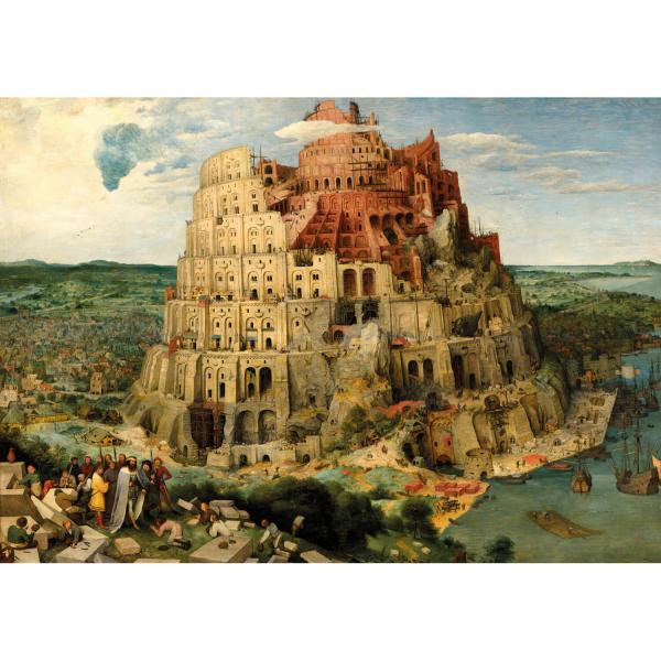 Puzzle 4000 pièces : La Tour de Babel, Pieter Bruegel - KsGames-23508