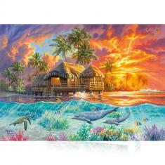 1000 piece puzzle : Weekend in paradise