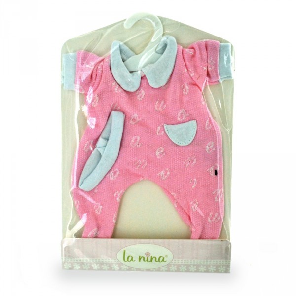 Vêtements pour poupée Anita 22 cm : Pyjama rose - La-Nina-60206-6