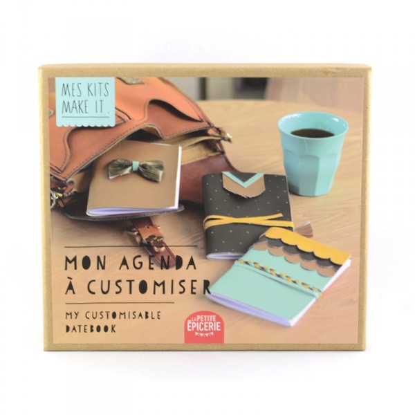 Kit créatif Mes Kits Make It (MKMI) : Mon agenda à customiser - PetiteEpicerie-394021