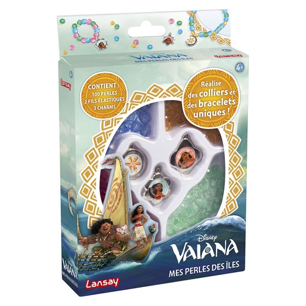 Kit créatif Vaiana : Mes perles des îles - Lansay-25109
