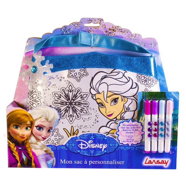 Mon sac à personnaliser La Reine des Neiges (Frozen) - Lansay-25060