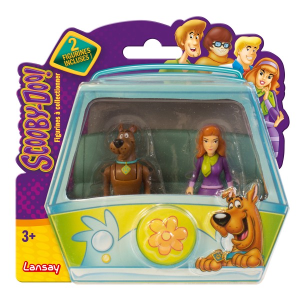 Pack de 2 figurines de collection Scooby-Doo : Scooby-Doo et Daphné - Lansay-11777-5
