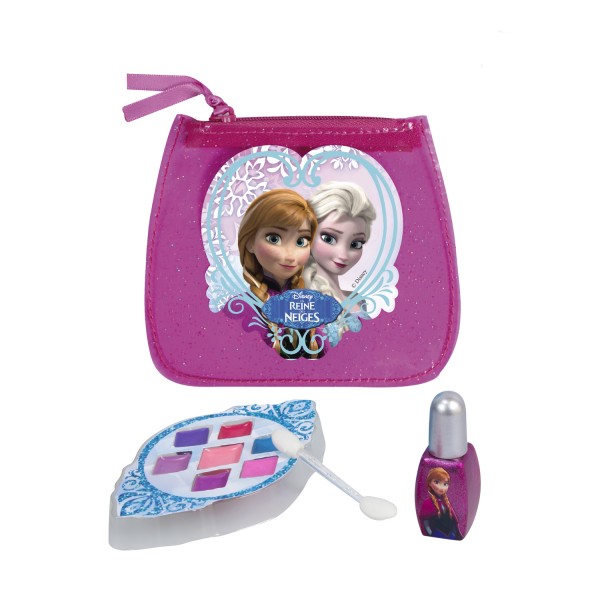 Pochette et maquillage Disney Frozen : La Reine Des Neiges - Lansay-25083-Rose