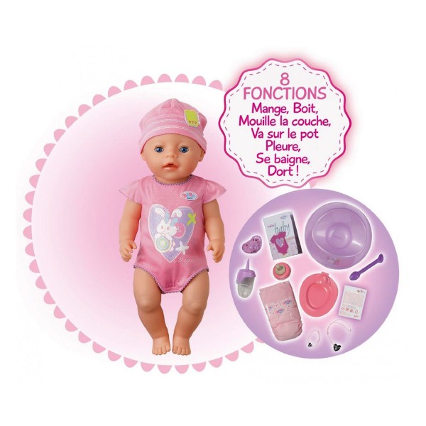 Poupon Baby Born interactif - Lansay-23455