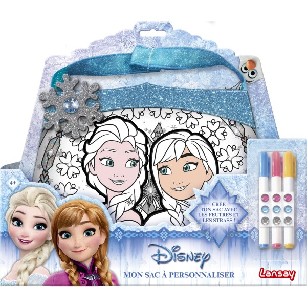 Sac à personnaliser La Reine des neiges (Frozen) - Lansay-25005