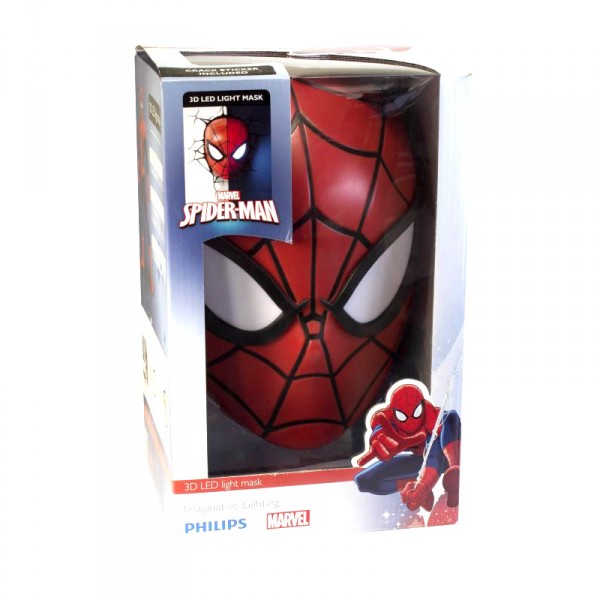Veilleuse et luminaire : Le masque de Spider-Man - Lansay-10150