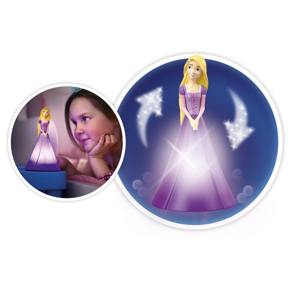 Veilleuse Princesses Disney : Bonne nuit Raiponce - Lansay-10161