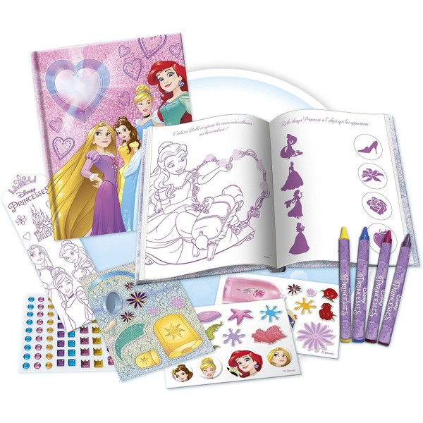Cahier d'activités lumineux Princesses Disney - Lansay-25117