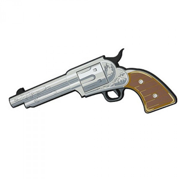Revolver en mousse Cow-boy - Coin-23103