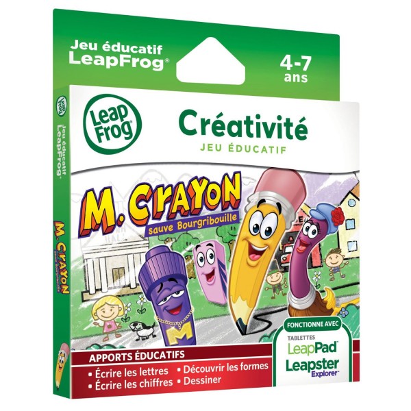 Jeu pour consoles LeapPad et Leapster Explorer : Créativité avec Monsieur Crayon - Leapfrog-89014