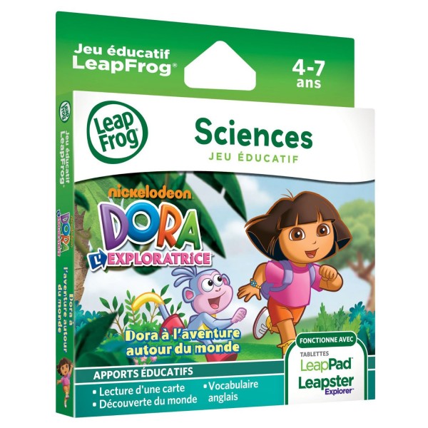 Jeu pour consoles LeapPad et Leapster Explorer : Sciences avec Dora - Leapfrog-89018