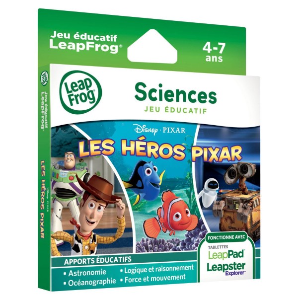 Jeu pour consoles LeapPad et Leapster Explorer : Sciences avec les Héros Pixar - Leapfrog-89027