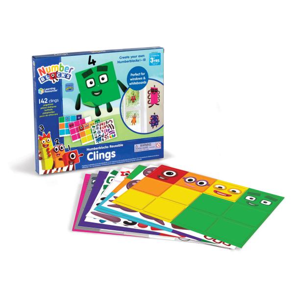 Décalcomanies Numberblocks réutilisables  - LearningResources-HM94746-UK