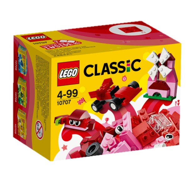 Lego 10707 : Classic : Boîte de construction rouge - Lego-10707