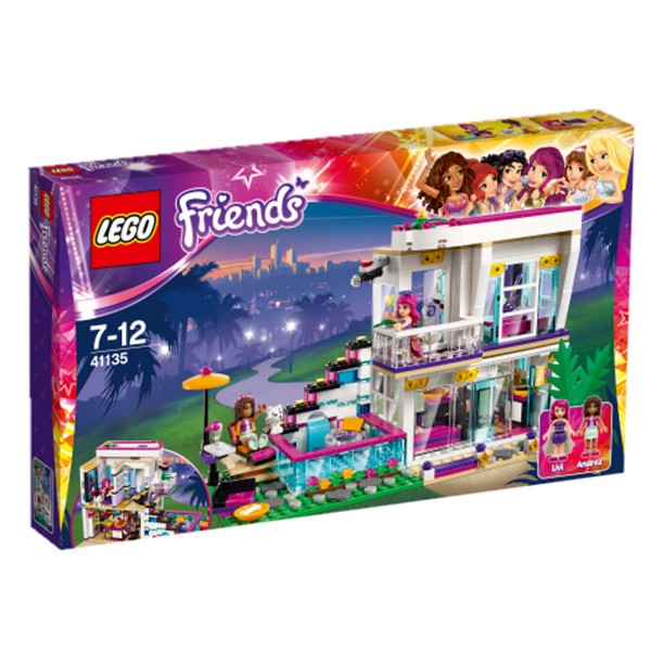 Lego 41135 Friends : La maison de la Pop Star Livi - Lego-41135