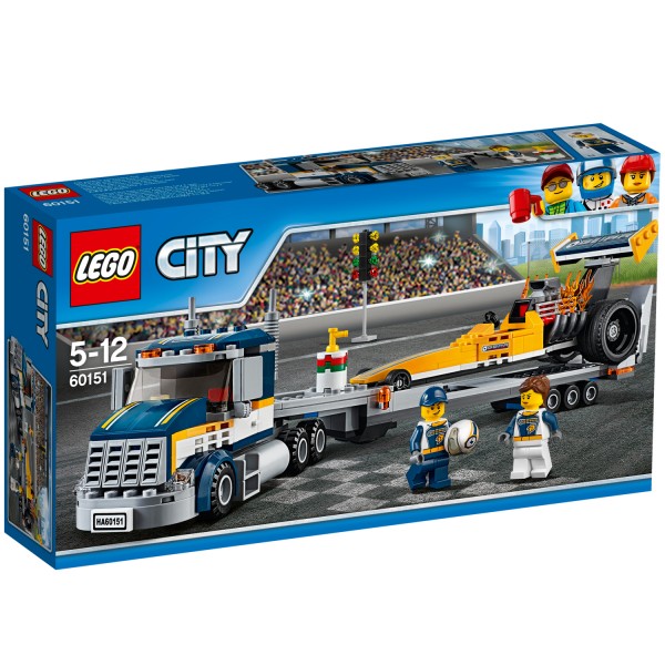 Lego 60151 City : Le transporteur du dragster - Lego-60151