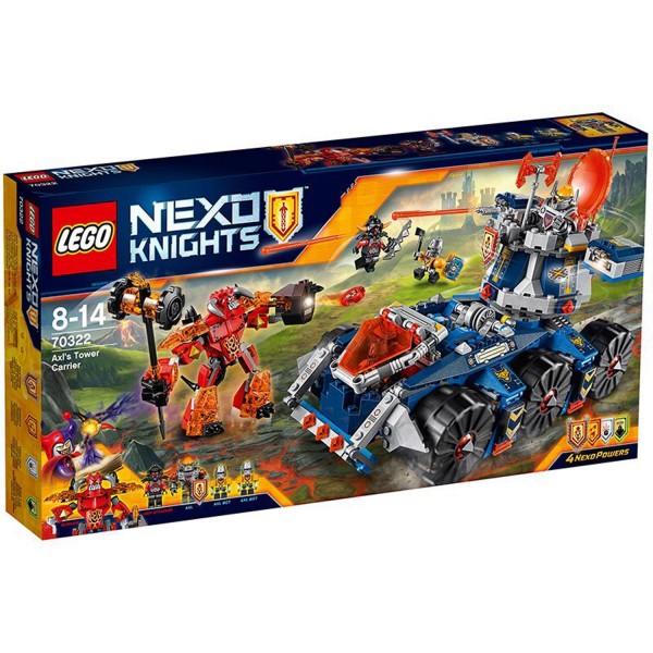 Lego 70322 Nexo Knights : Le transporteur de tour d'Axl - Lego-70322