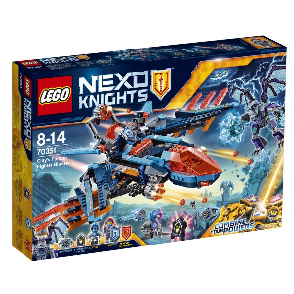 Lego 70351 Nexo Knights : Le faucon de combat de Clay - Lego-70351