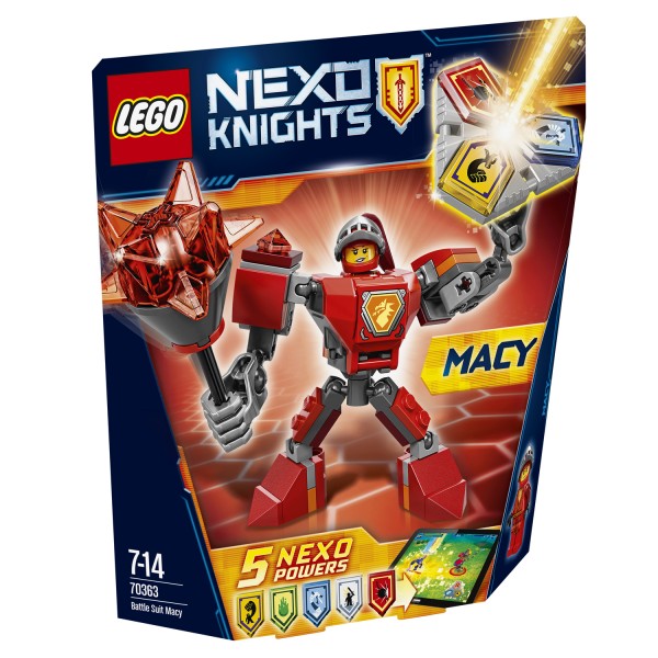 Lego 70363 Nexo Knights : Super Armure de Macy - Lego-70363