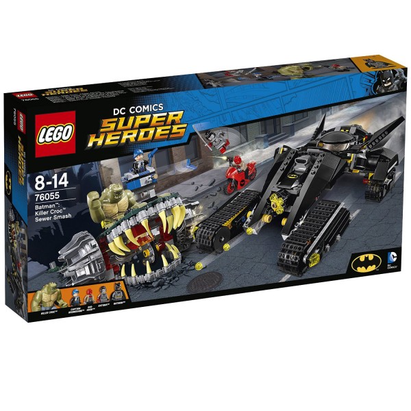Lego 76055 Super Heroes : Batman : Choc dans les égouts avec Killer Croc - Lego-76055