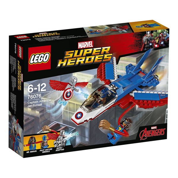 LEGO® 76076 Marvel Super Heroes™ La poursuite en avion de Captain America™ - Lego-76076