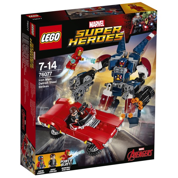 LEGO® 76077 Marvel Super Heroes™ : Iron Man™ : L'attaque de Detroit Steel - Lego-76077